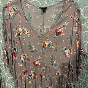 Torrid high low blouse.